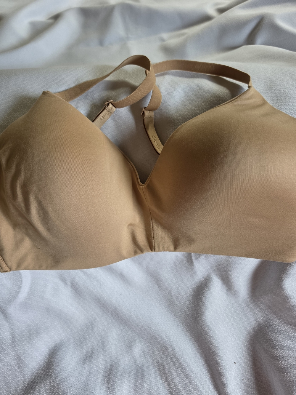 Calvin Klein Nude T-Shirt Bra - Light Beige